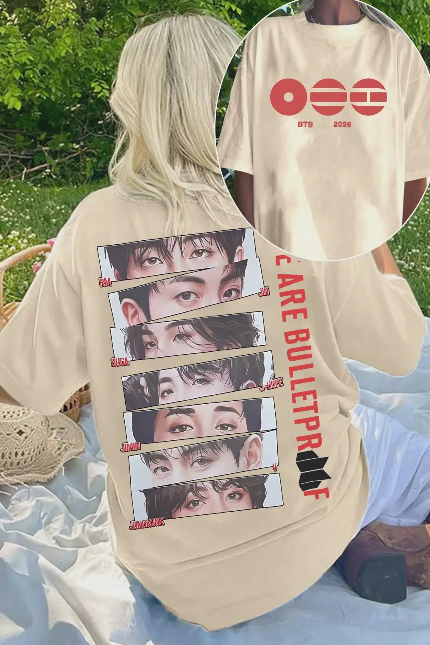 Bulletproof Tour Shirt 2026, Vintage Fan Concert Tee