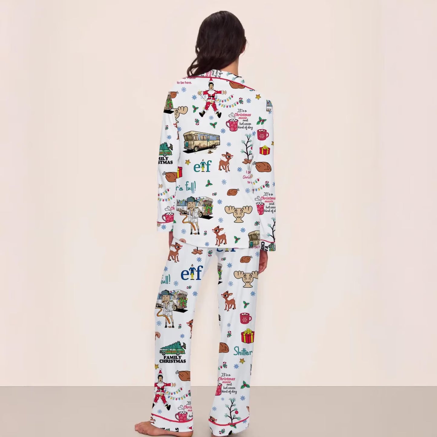 Vintage Holiday Family Pajama Set, Inspired Christmas Tree Farm Sleepwear, Cozy Winter Loungewear for Adults & Kids