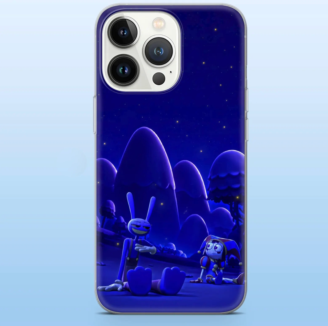 Midnight Circus Friends Clear Phone Case