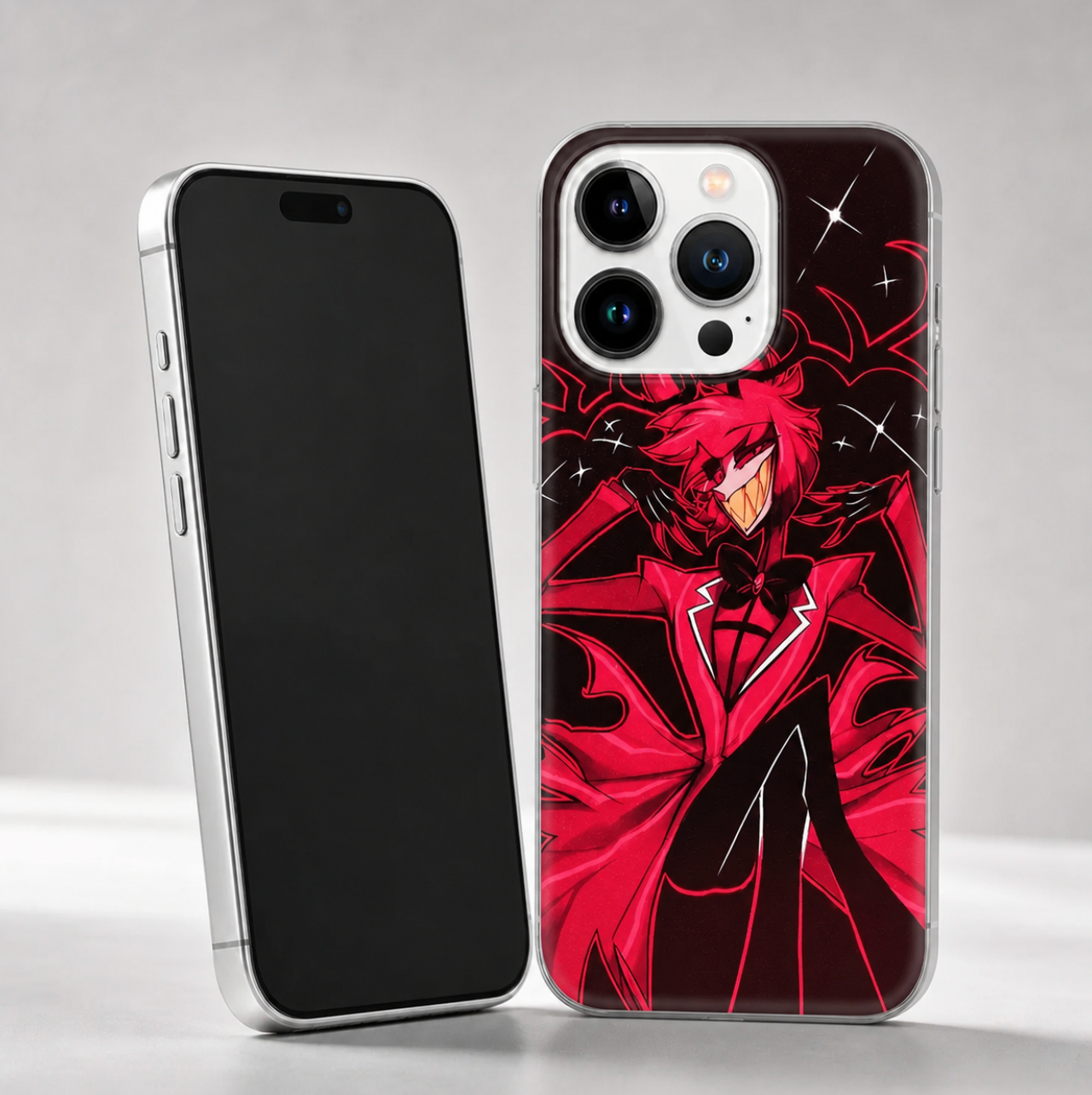 Crimson Antler Showman Clear Phone Case
