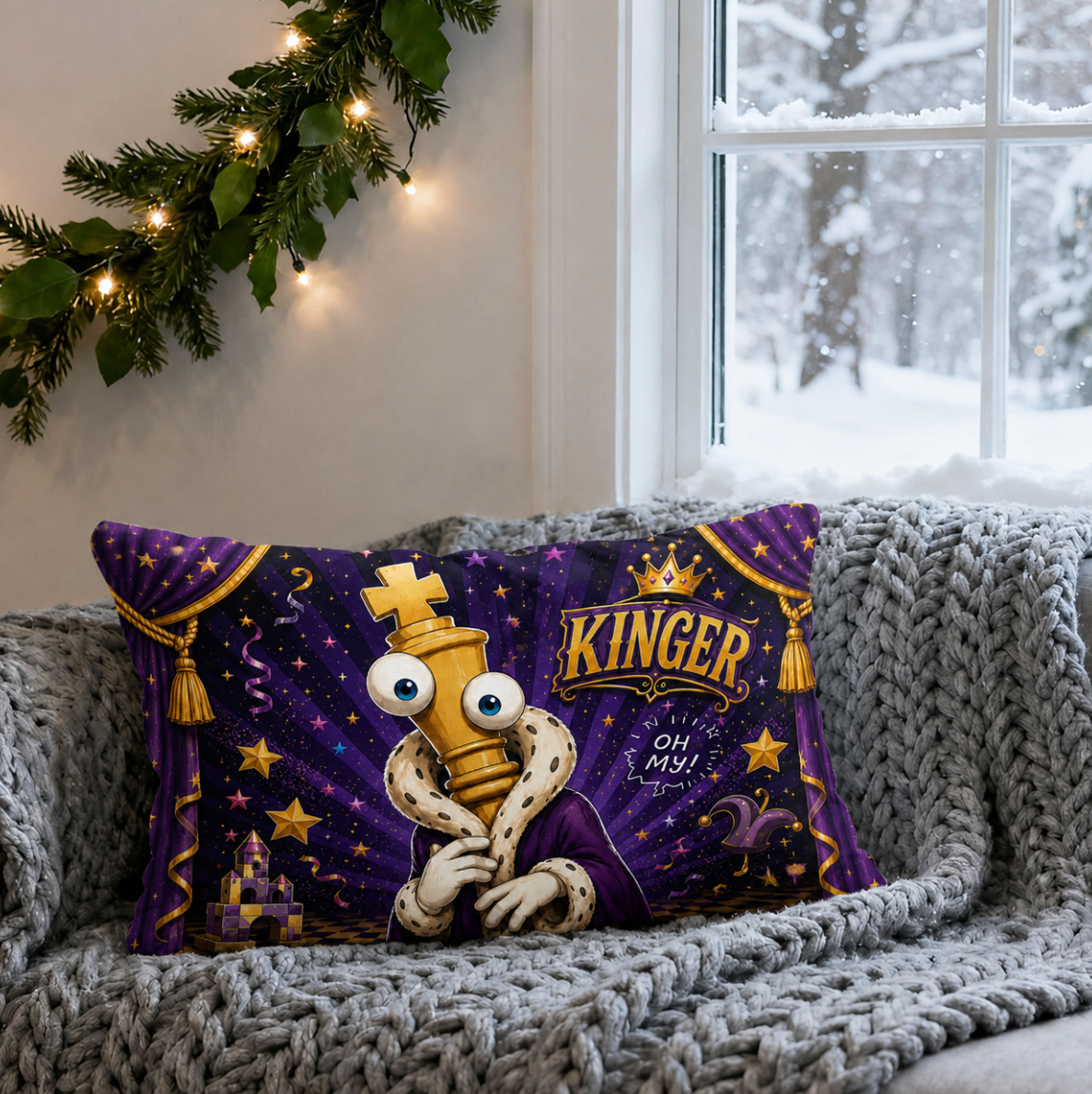 Royal Circus Character Pillow