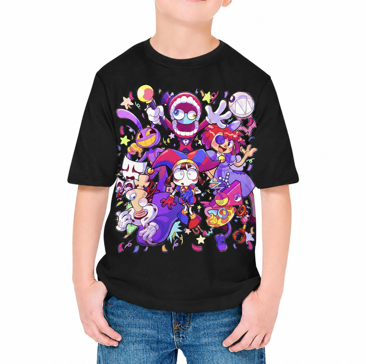 Black Circus Character Family T-Shirt