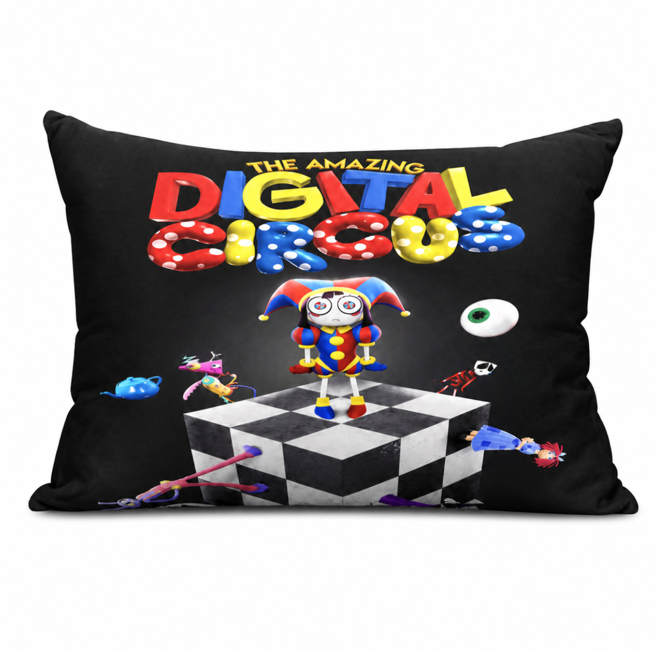 Black Circus Logo Pillow 18x13 inch