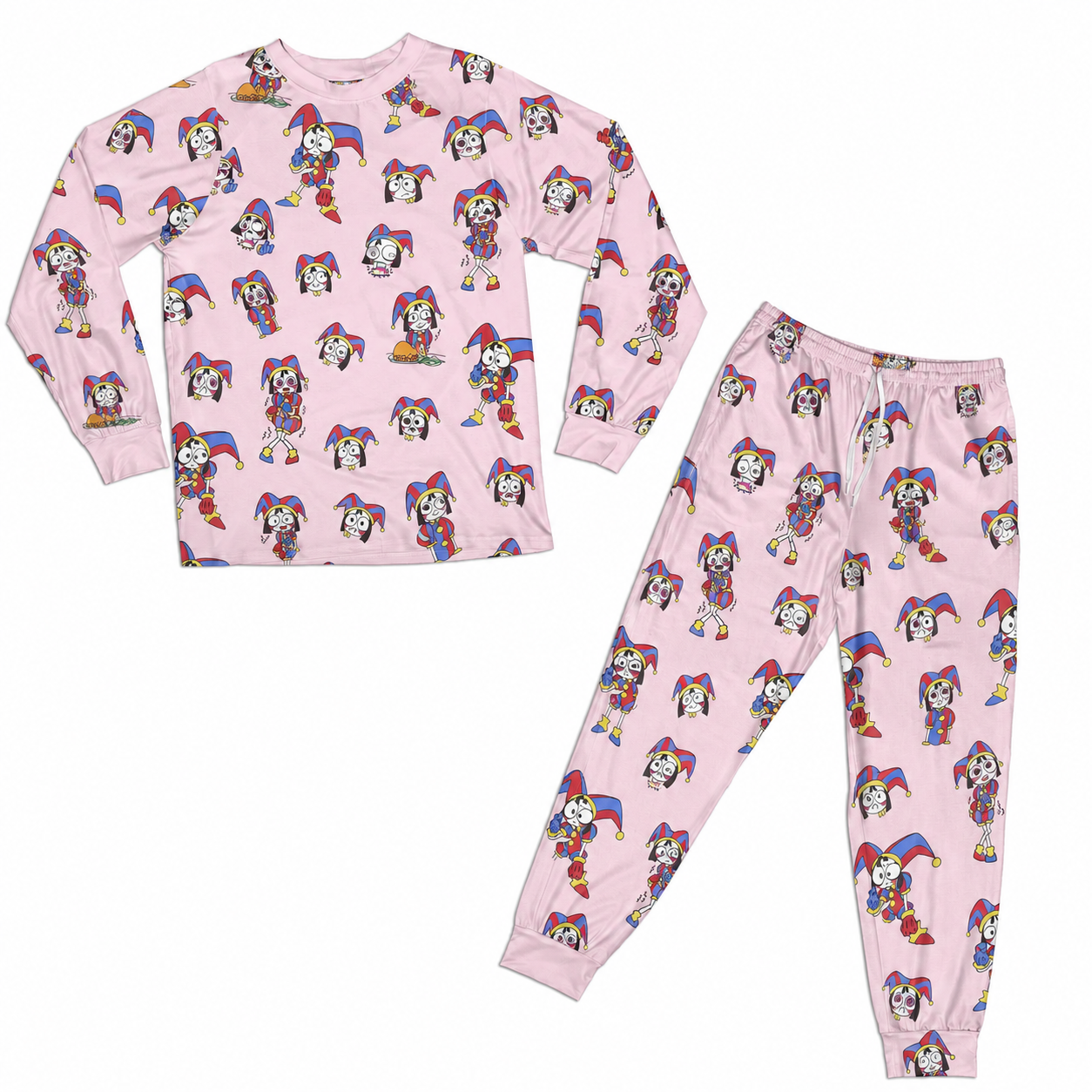 Pink Jester Smile Family Matching Pajamas