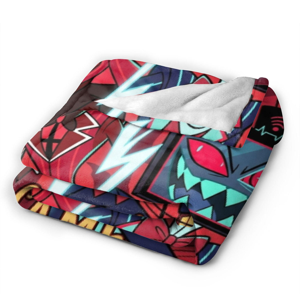 Custom Name Radio vs Tech Rivalry Split Plush Blanket