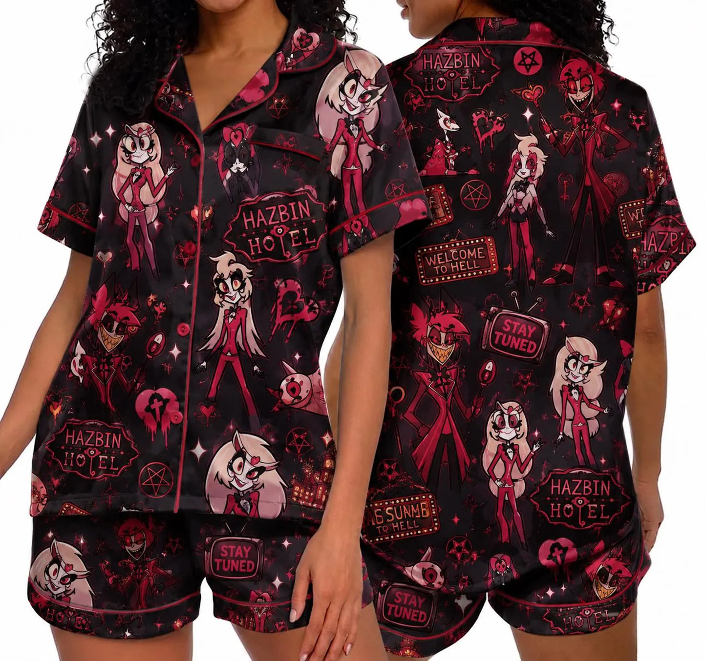 Redemption Princess & Radio Host Satin Pajamas