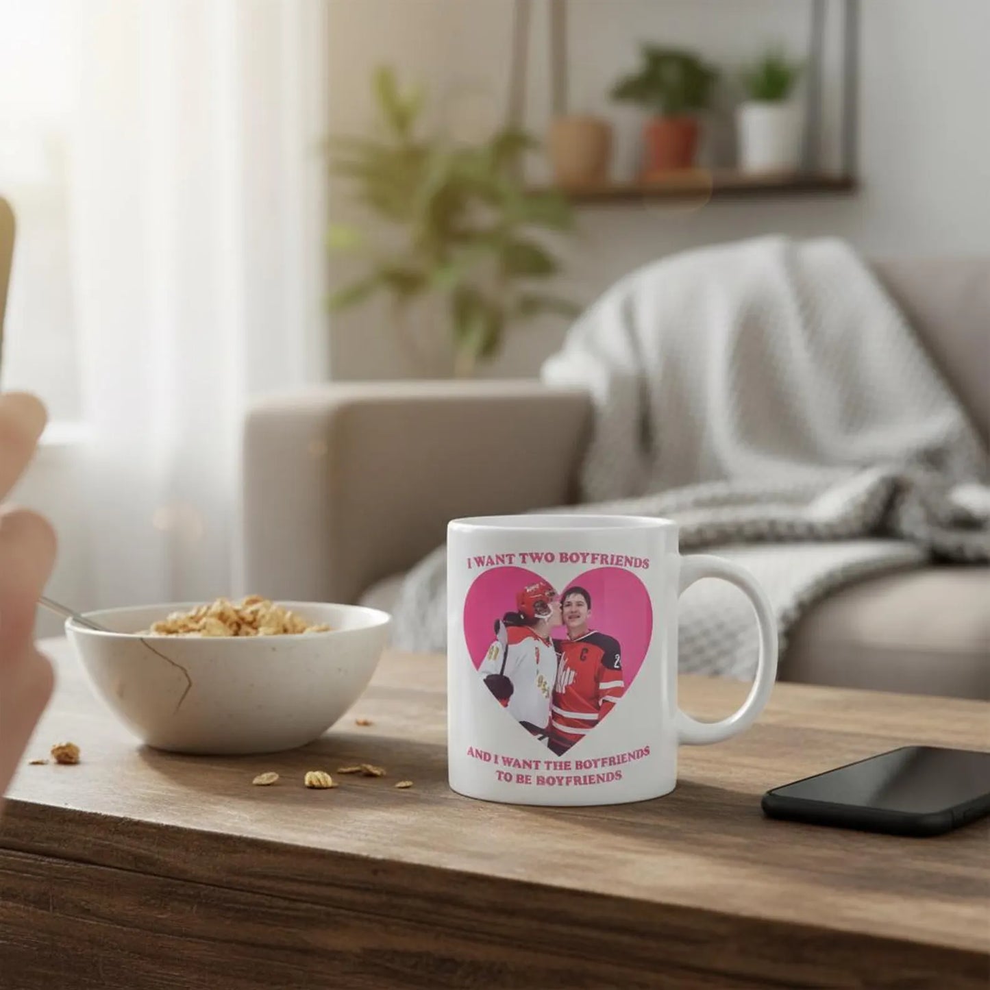 Hockey Rivals Romance Accent Mug – Book & Movie Inspired Coffee Cup