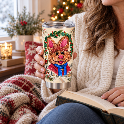 It Feels Like Christmas – Bean Bunny 20oz Insulated Tumbler