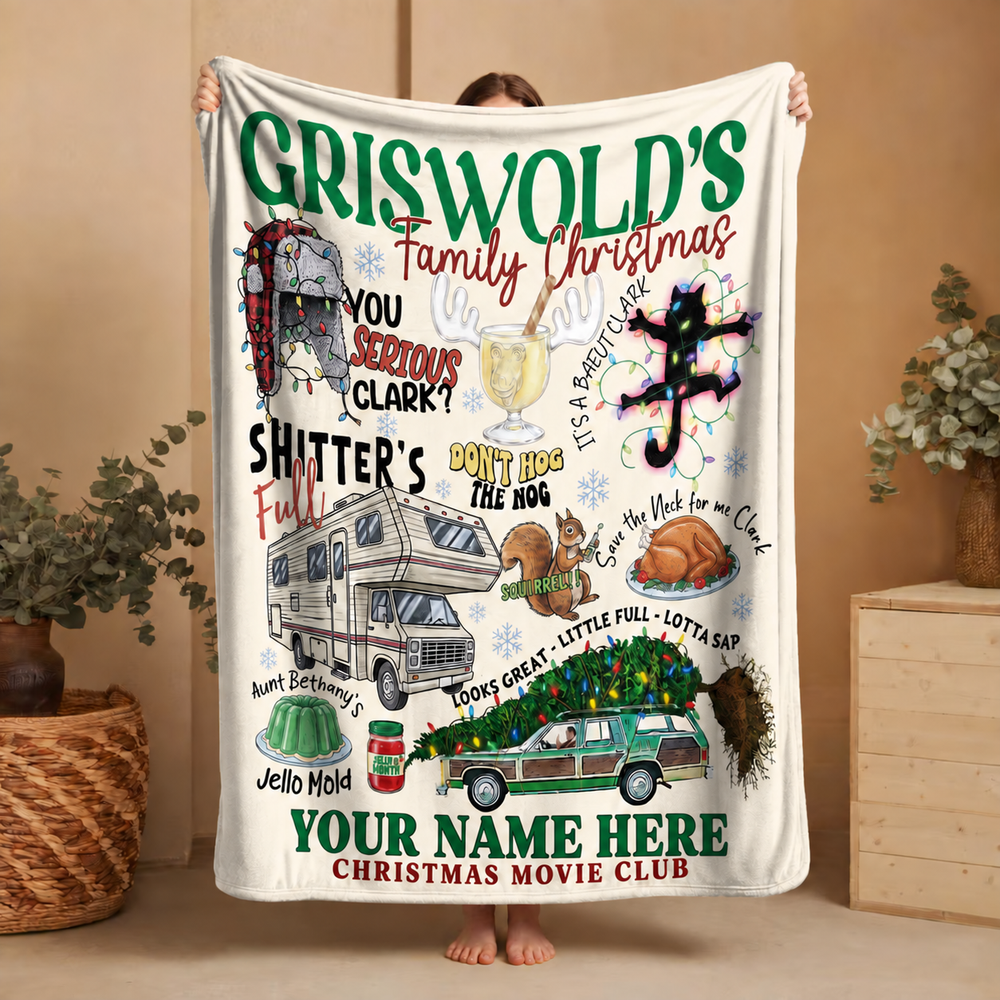 Griswold Christmas Movie Club – Personalized Blanket