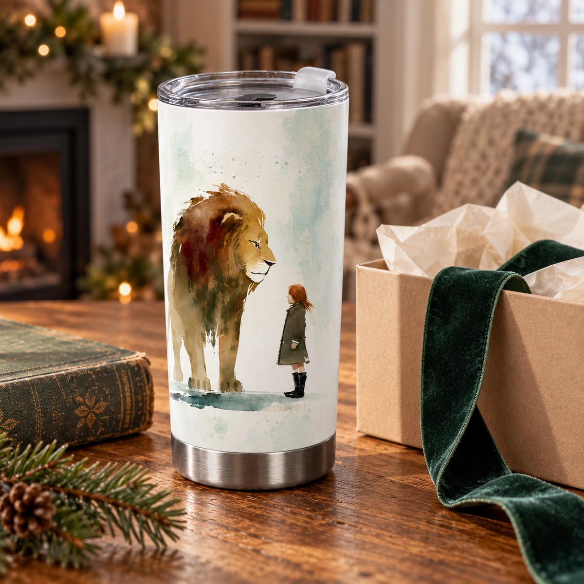 We Shall Have Spring Again – 20oz Aslan & Lucy Literary Quote Tumbler