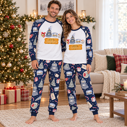 Personalized Golden Ticket Christmas Pajamas