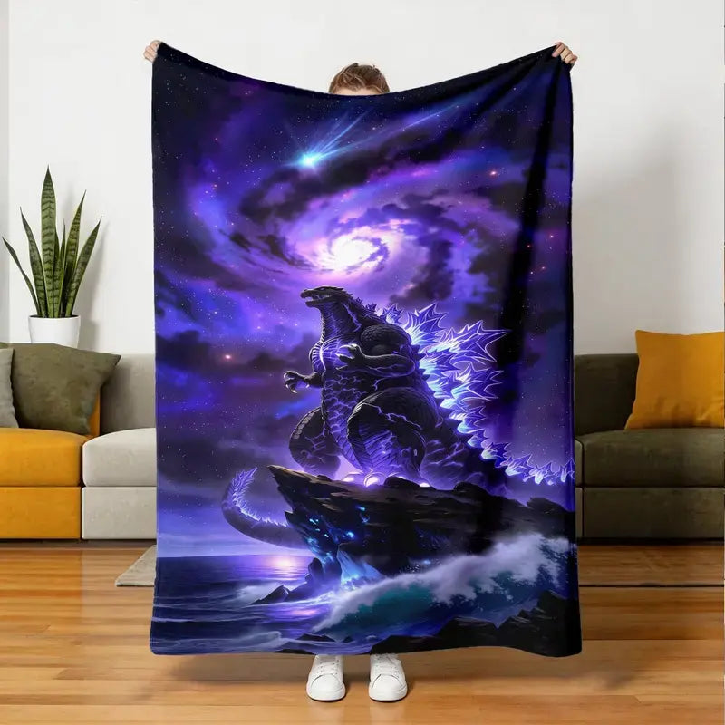 Cosmic Galaxy Spiked Beast Monster Blanket