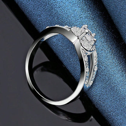 Love Heart Sterling Silver Ring