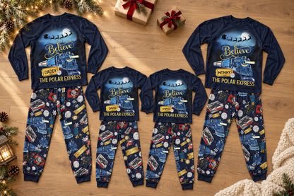 Personalized Christmas Express Family Pajamas