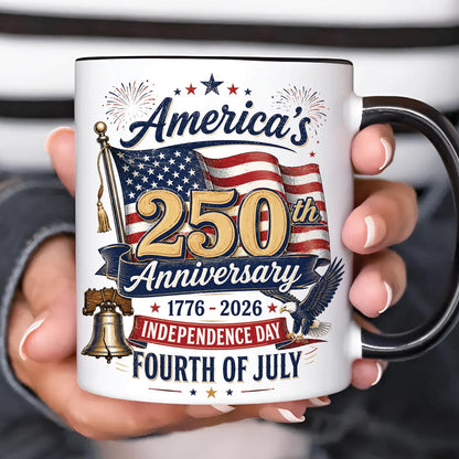 Generations of Freedom, 1776-2026 - Customized America's 250th Liberty Bell Cup - Gift For Family