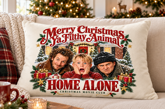 Home Alone Christmas Movie Club Pillow – With Insert