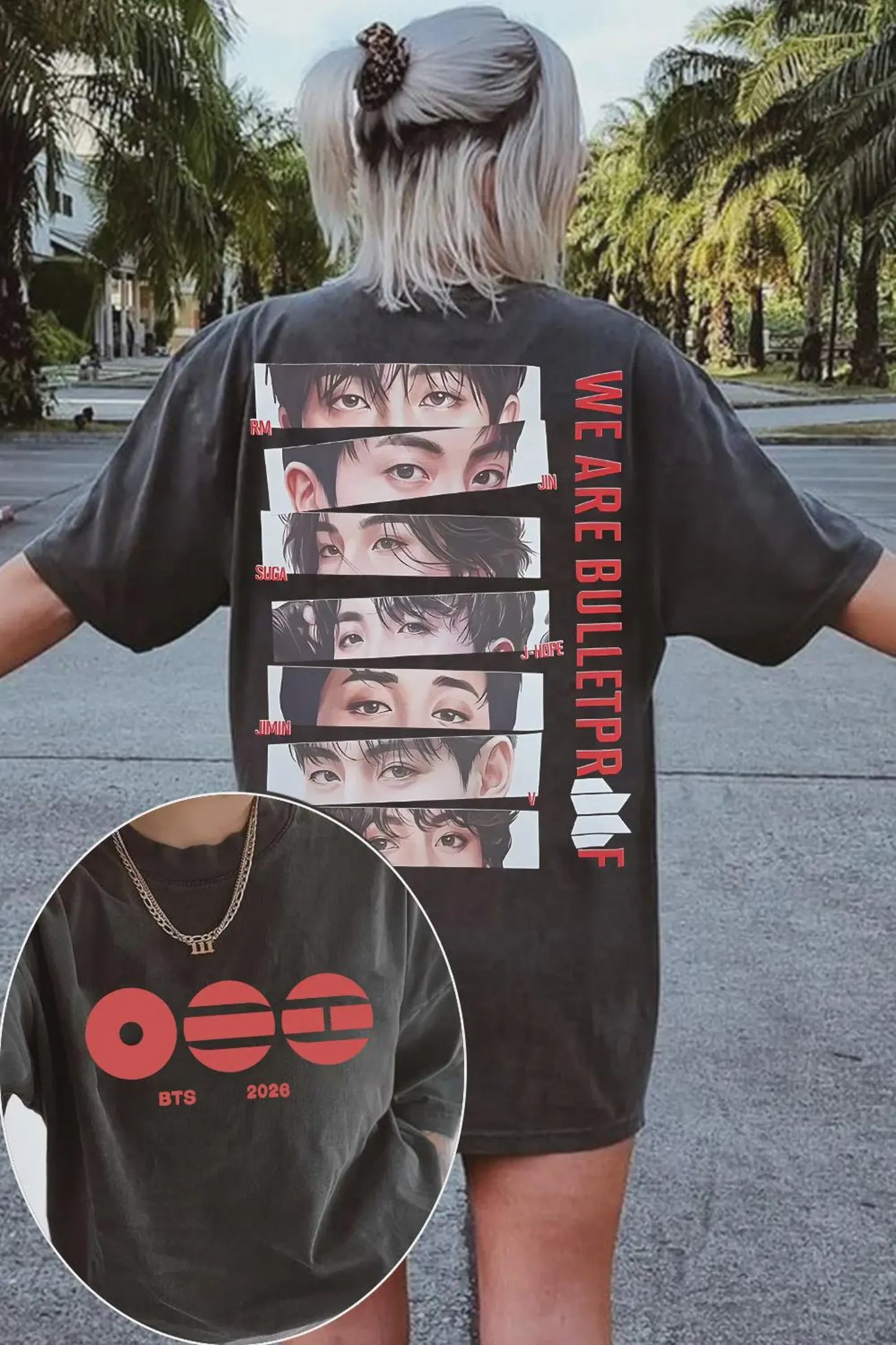 Bulletproof Tour Shirt 2026, Vintage Fan Concert Tee