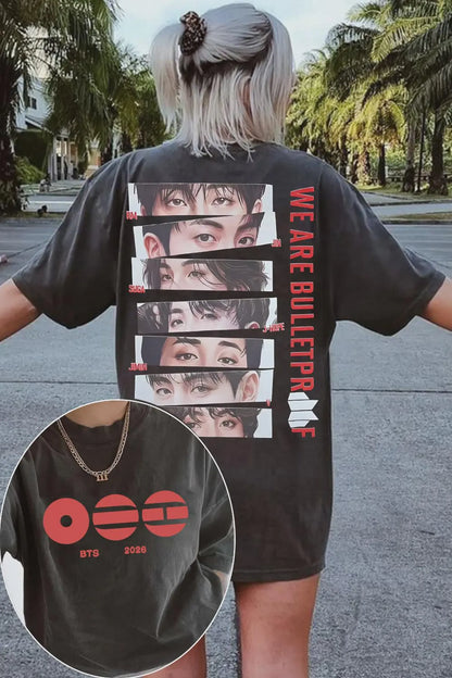 Bulletproof Tour Shirt 2026, Vintage Fan Concert Tee