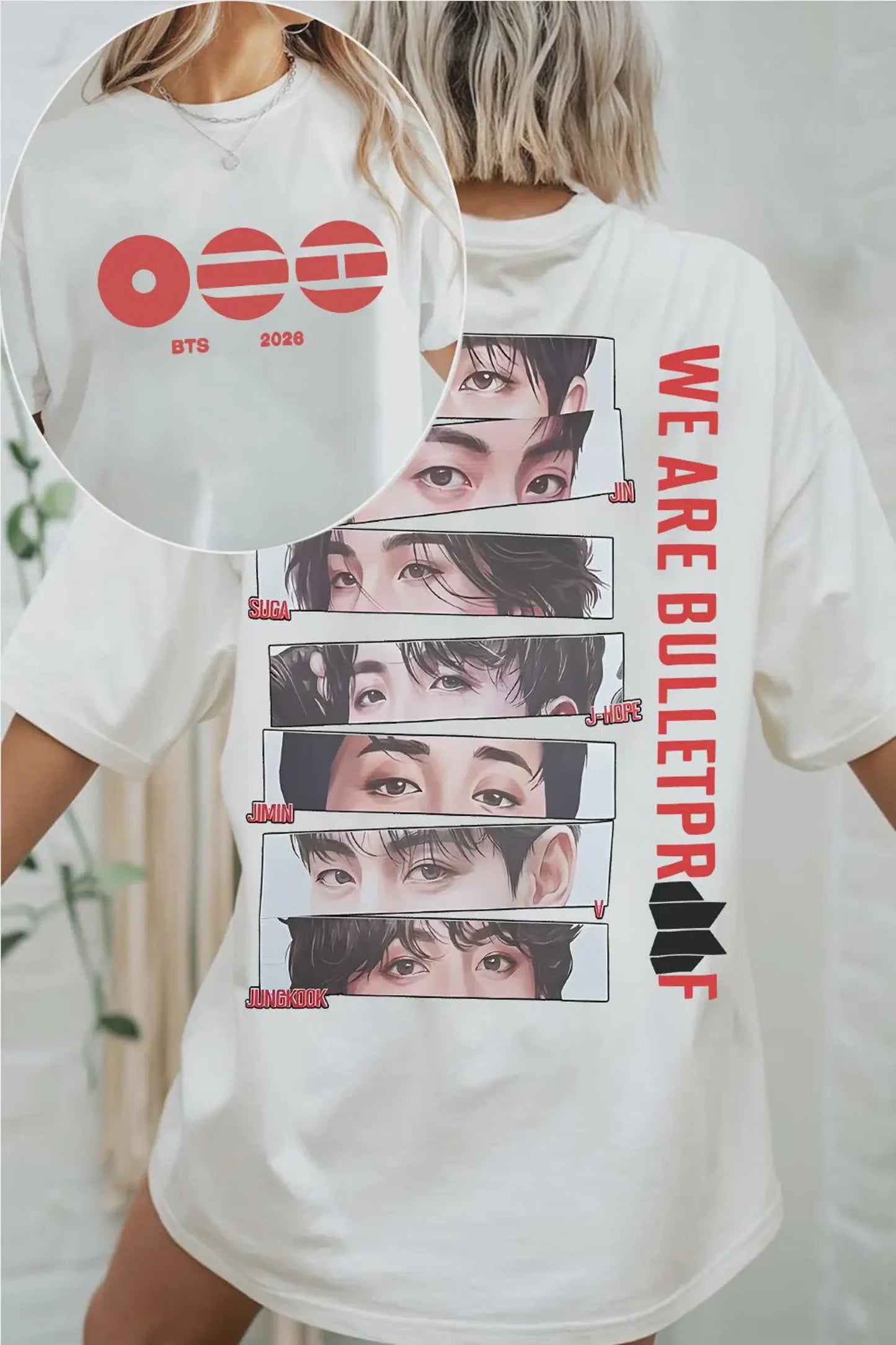 Bulletproof Tour Shirt 2026, Vintage Fan Concert Tee