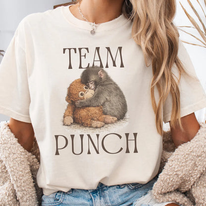 Baby Monkey Punch Comfort Colors Shirt – Soft but Strong Cute Monkey Graphic Tee