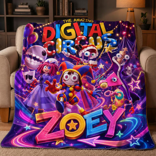 Custom Circus Adventure Blanket