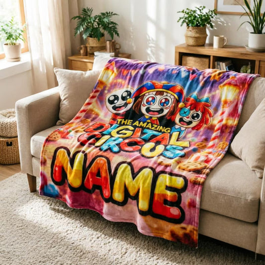 Custom Circus Name Blanket