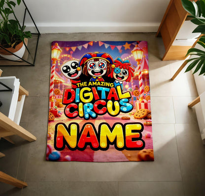 Custom Circus Name Blanket