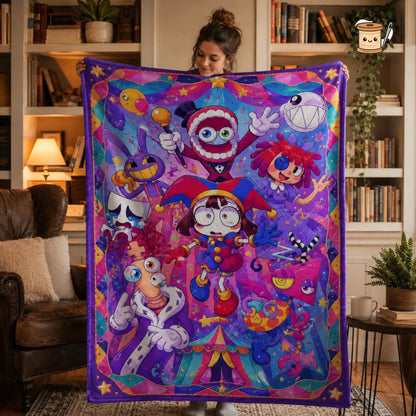 Custom Circus Friends Blanket