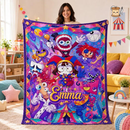 Custom Circus Friends Blanket