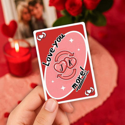 Personalized Valentine Photo Card – Custom Game Couple Gift for Him or Her