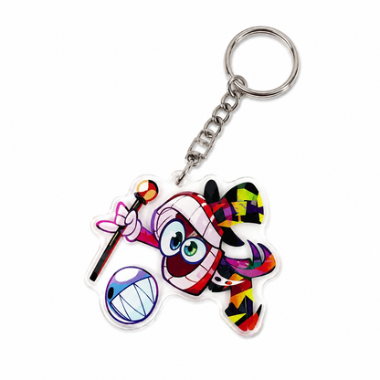 Digital Circus Ringmaster Acrylic Keychain