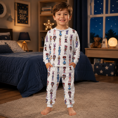 White Circus Mania Family Matching Pajamas