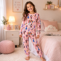 Pink Digital Circus Family Matching Pajamas