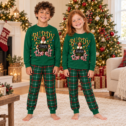 Personalized “Buddy the Elf” Christmas Pajama Set