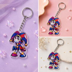 Digital Circus Jester Acrylic Keychain