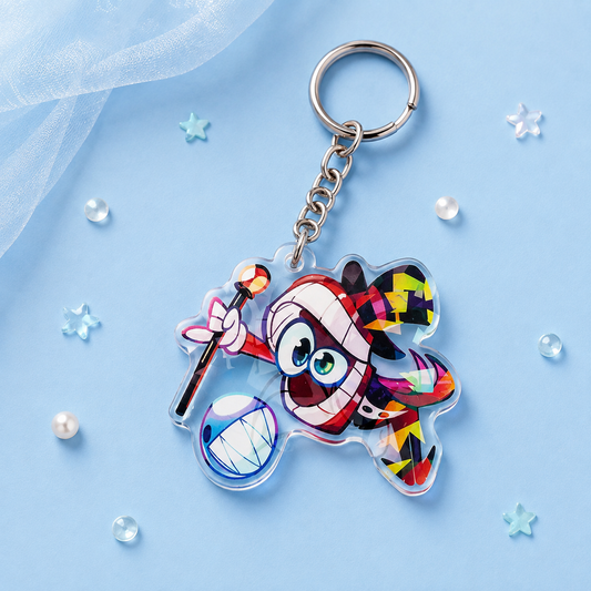 Digital Circus Ringmaster Acrylic Keychain