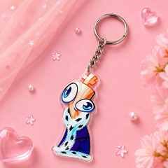 Digital Circus Chess King Acrylic Keychain