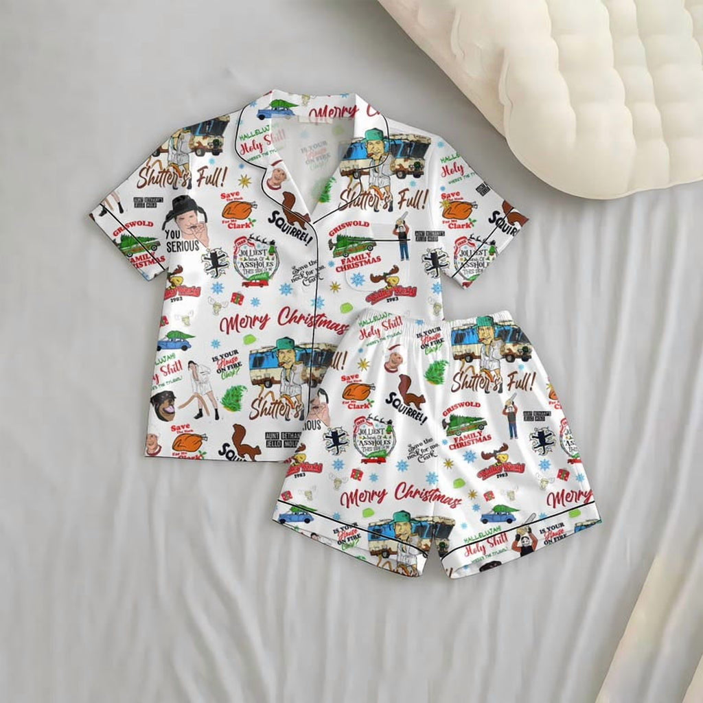 Christmas Pajamas Set – Funny Griswold Inspired Holiday Sleepwear