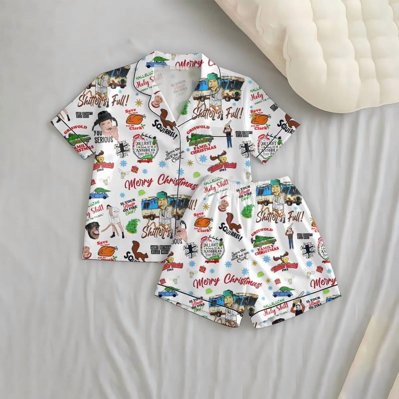 Christmas Pajamas Set – Funny Griswold Inspired Holiday Sleepwear