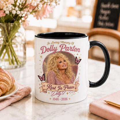 In Loving Memory Country Star Two-Tone Ceramic Mug