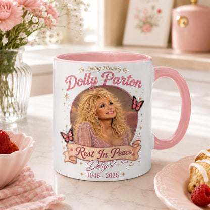 In Loving Memory Country Star Two-Tone Ceramic Mug