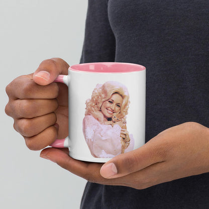 Country Star with Kitten Ceramic Mug