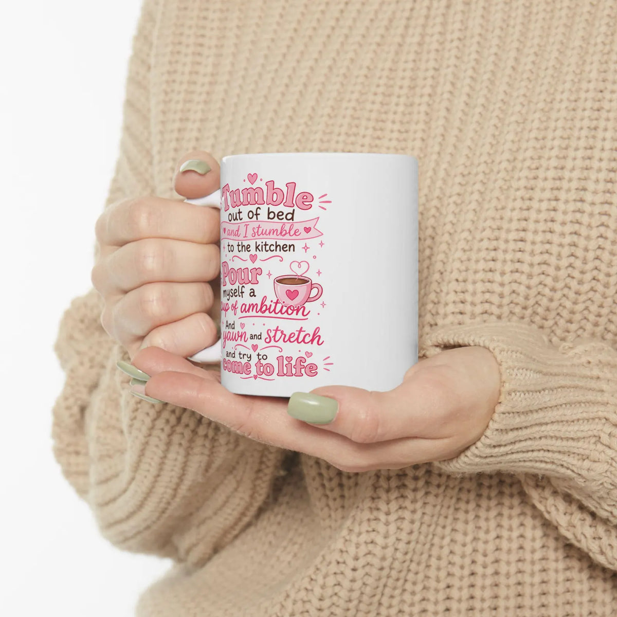 Cup of Ambition Lyrics Ceramic Mug