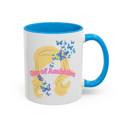 Cup of Ambition Butterfly Silhouette Ceramic Mug