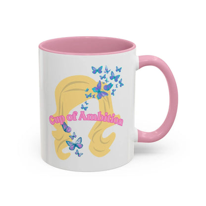 Cup of Ambition Butterfly Silhouette Ceramic Mug