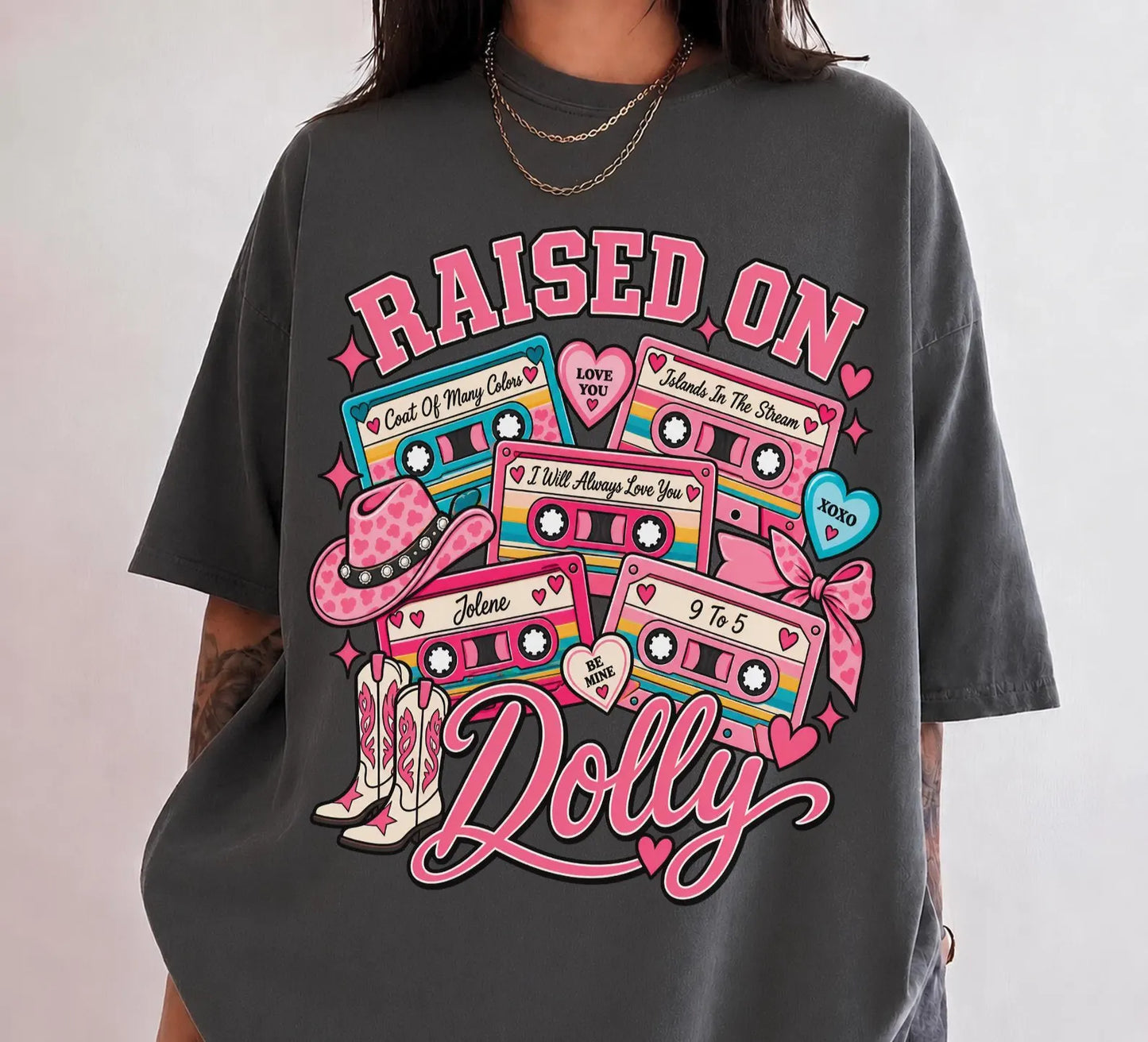 Raised on Retro Country Cassette T-Shirt