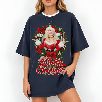It's a Retro Christmas Wreath Country Star Holiday T-Shirt