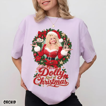 It's a Retro Christmas Wreath Country Star Holiday T-Shirt
