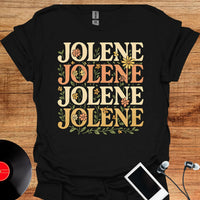 Vintage Jolene Quad Stack T Shirt Retro Country Song Tribute Tee