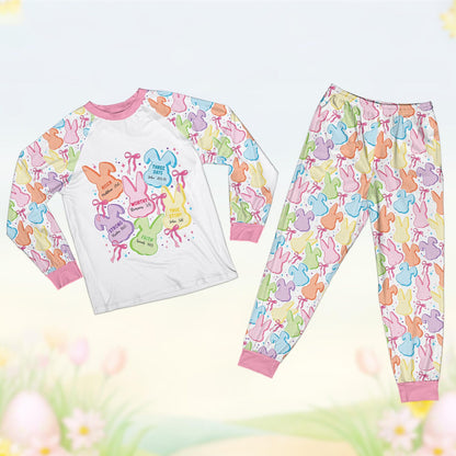 Faith Based Easter Bunny Pajamas – He Is Risen Christian Sleepwear